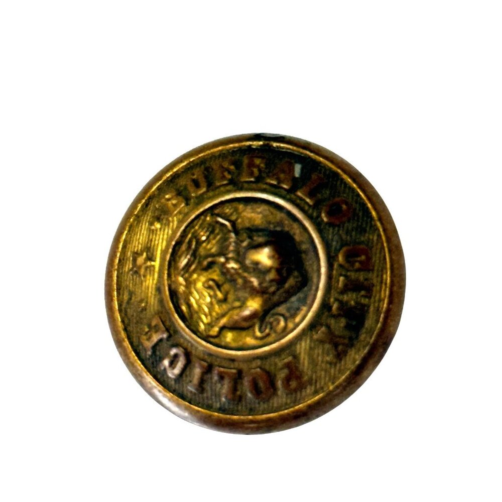 Buffalo City Police Uniform Button Vickers buffalo